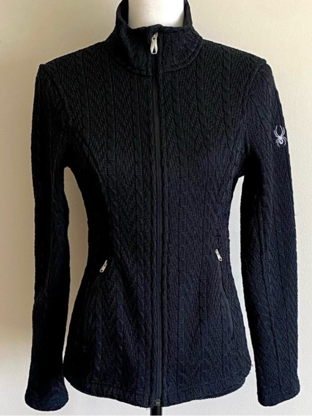 Spyder Black Quilted Full-Zip Jacket - Women - Picture 2 of 4